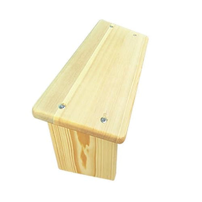 Meditation Bench, Wooden Kneeling Stool, Bench for Deeper & Longer Meditation - size: 42x18x15.5cm