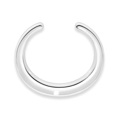 COBI Minimalist Stainless Steel Bracelet, Polished Chunky Open Bangle,Twisted Rope Cuff Bracelet, Durable Hypoallergenic Stackable Jewelry 5.6/5.7/5.9 Inch - style: Thick Bangle - Silver