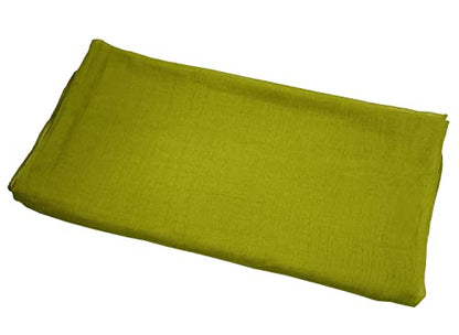 Women's Cotton Scarves Lady Light Soft Fashion Solid Scarf Wrap Shawl - color: Armygreen