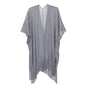 Sparkle Metallic Evening Shawls for Women formal Party Dresses Beach Travel Cardigan Shawl Wrap for Swimsuit - color: T-dark Grey
