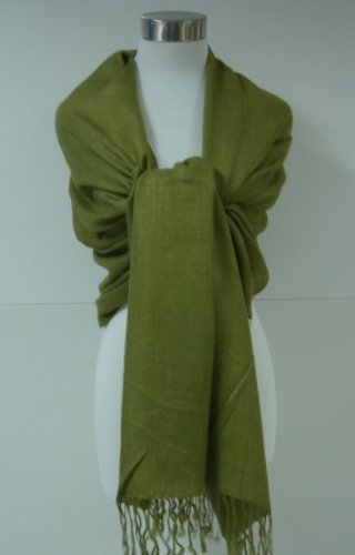 Tapp Collections™ Premium Pashmina Shawl Wrap Scarf - color: Green