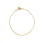 Honeycat Thin Chain Plain Bracelet in Gold, Rose Gold, or Silver | Minimalist, Delicate Jewelry - color: Gold