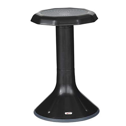 ECR4Kids ACE Active Core Engagement Wobble Stool, 20-Inch Seat Height, Flexible Seating, Black - color: Black