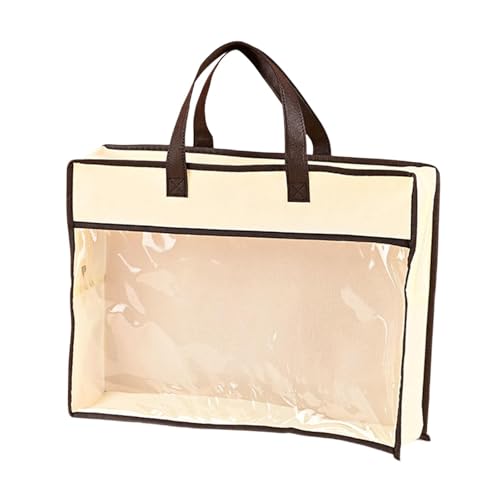 Handbag Dust Bag Purse Protector Beige Multifunctional Storage Organizer for Towels Bed Sheets Pillow Gloves Pillowcase- 55x45x15cm