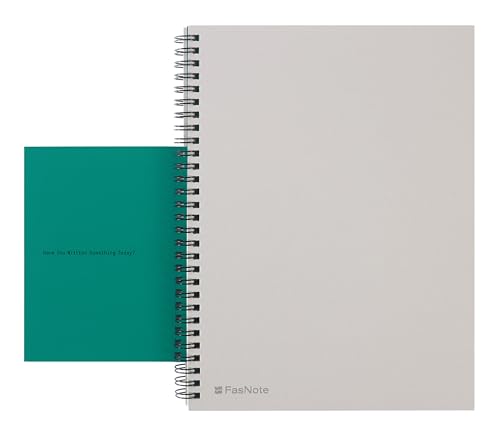 Blank Spiral Notebook 10.12 in x 7.36 in(B5), 160 Pages Blank Paper, Notebook for Sketching, Writing & Study (Emerald) - color: Emerald