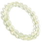 ILLUMINIA 5A Grade Natural Crystal Gemstone Bracelet | Healing Energy Charged Quartz Stone Bead | Handcrafted Stretch Bracelet for Women Men Teens - color: (7A) Prehnite, size: Small - 7mm bead