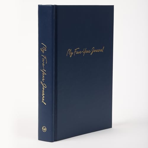 Hard Cover 5 Year Journal | The Easiest to Use Five Year Journal | Quick and Easy Five Year Daily Journal System | 6x8.25 Inch Size (Navy Blue) - color: Navy Blue