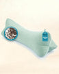 Buckwheat Neck Support Pillow - Cervical Roll Pillows for Sleeping, 15.7"x5.9" Adjustable Pain Relief Pillow with Buckwheat Hulls, Green - color: Petal-green