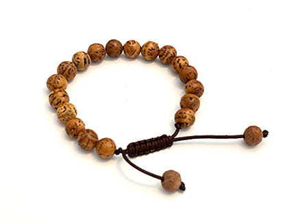 Hands Of Tibet Tibetan Mala Bodhi Seed Wrist Mala Bodhi Seed Beads From Bodh Gaya India BSM-24