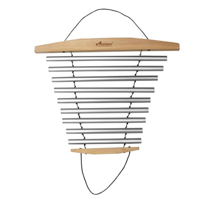 Handy Chime with Mallet for Relaxing Sound Bath Meditation Yoga Class Energy Refresh 9 Tone Swing Chime Sound Healing Instrument