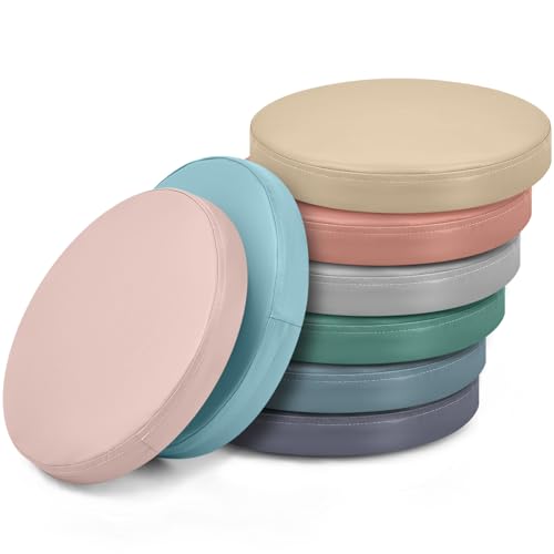 Juexica 8 Pcs Extra Thick Flexible Seating Floor Cushion Assorted Colored Floor Pillow Classroom Seat Cushion Soft Classroom Seating for Kid Learning(Light Morandi,13.8 x 13.8 x 2 Inch,Round) - color: Light Morandi