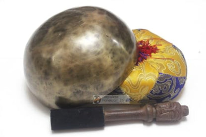 Antique Color Tibetan Handmade Meditation Singing Bowl Sets by Nepalese Handicraft Zone (6")