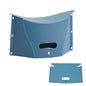 Folding Portable Camping Hiking Stool, Lightweight Collapsable Foldable Chair for Travel Gathering BBQ Subway Library Backpacking Outdoor Ultralight Mini (Blue) - color: Blue