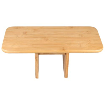 Holibanna Bench Stool Chair Portable Wooden Seat Small Lightweight for Home and Office Practice