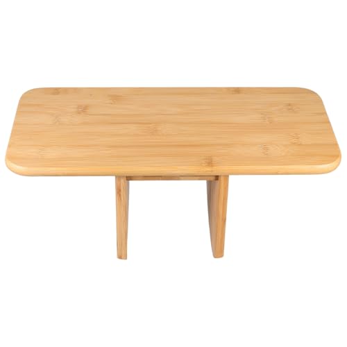 Holibanna Bench Stool Chair Portable Wooden Seat Small Lightweight for Home and Office Practice