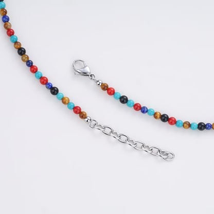 GAVU Beaded Bracelet for Men, Gemstone Necklace for Men Quality Bead Jewelry - style: S
