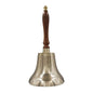 Large & Heavy Solid Brass Loud Hand Call Bell for Weddings, Christmas, School 11"(H) 5"(D) Polished Brass by THDC - color: Polish