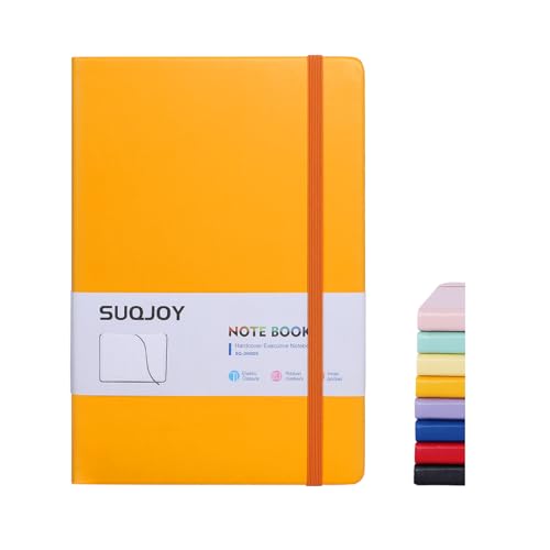 Lined Journal Notebooks for Writing, 100 GSM Thick Paper, 1 Pack Hardcover Notebooks, A5 College Ruled Notebook, Journaling Notebook for School/Travel/Office (Orange- 1 Pack) - color: Orange- 1 Pack