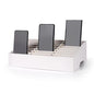 24-Grid Wooden Cell Phone Holder Desktop Organizer Storage Box for Classroom Office (White 24-Grid) - size: White 24-Grid