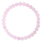 BRCbeads Gemstone Bracelets Natural Gemstone Birthstone Handmade Healing Power Crystal Beads Elastic Stretch 7.5 Inch Gift Box Unisex - color: Rose Quartz