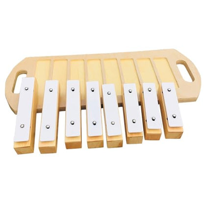 Large 8 Tone Brick Metal Soundboard Box Base Glockenspiel Percussion Instrument Glockenspiel Percussion Instrument