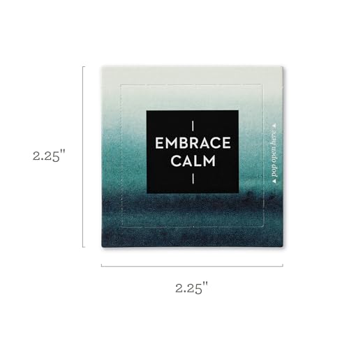 Compendium ThoughtFulls Pop-Open Cards — 4-Pack of Embrace Calm, Mindfulness, Live with Intention, Grateful – 120 Pop-Open Cards, Each with a Different Message Inside - color: Calm, Mindfulness, Intention, Grateful