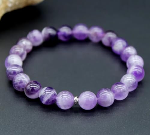 WFJ Black Obsidian Hematite Triple Protection Bracelets Set - Tiger Eye Beaded Natural Stone Bracelet for Men Women Gemstone (10MM) - color: Amethyst Set