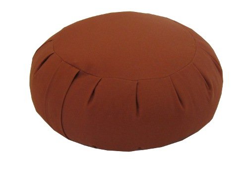 Buckwheat Zafu and Zabuton Meditation Cushion Set (2pc) - color: Clay