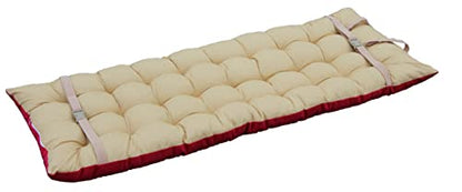 Intelligent Design Foldable Velvet Light Weight Lounge Floor Pillow Cushion Tufted Seat for Meditation, Game Playing, Yoga, Reading 61 L X 20.8 W, Rose Red - color: Rose Red, style: 61 L X 20.8 W