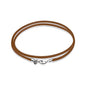 Leather Necklace for Men Women with Solid 925 Sterling Silver Lobster Clasp 3mm Black/Brown/LightBrown/Red Leather Necklace Cord 16/18/20/22/24/26/30 Inches - size: 20, style: Light Brown Leather Necklace