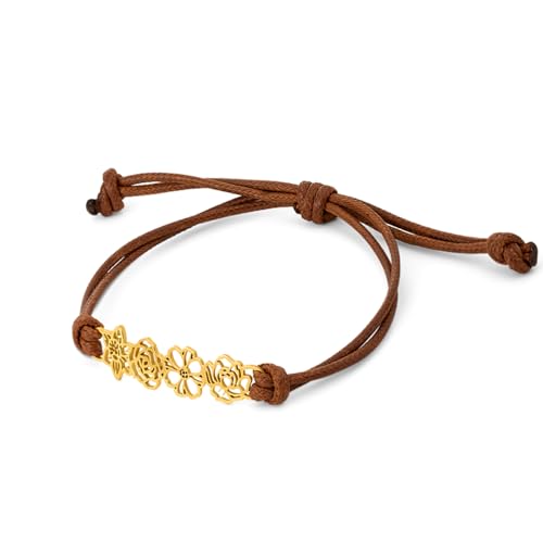 callie Personalized Women Bracelet, Family Bracelet Mother's Day Birthday Gifts for Mom Grandma Wife - color: Birth Flower