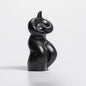 Tai Chi Motion Ceramic Sculpture - Handmade Jingdezhen Porcelain Statue, 7-Inch Abstract Yin Yang Zen Figurine for Home Office Desk Shelf Décor