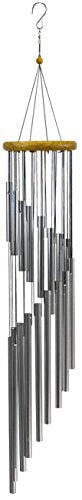 Sorbus Wind Chimes – Tubular Decorative Outdoor Garden Accent with Soothing Musical Bell Sounds – Great for Memorial, Home, Deck, Patio, or Garden, Metal
