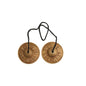Tibetan Tingsha Cymbals Meditation Chime Bells, 6.3 cm with Tibetan Cloth Bag, Embossed Om Mani Padme Hum Symbols, Traditional Percussion Instrument for Meditation, Yoga, and Sound Healing - color: OM Mane Padme Hum Symbols