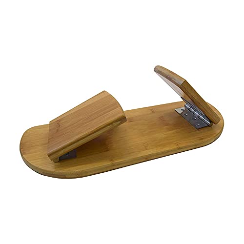 Bamboo Meditation Bench, Foldable & Ergonomic Meditation Stool, Comfortable for Kneeling or Sitting, Perfect for Deeper & Longer Meditation