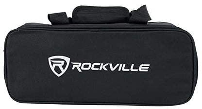 Rockville MINI RF BAG Carry Case for 5 MINI RF or IR Lights, Padded Interior, Adjustable Dividers, Perfect for Transport & Storage