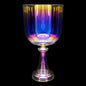 440Hz Meditation Crystal Singing Bowl, Handheld Quartz Stone Music Bowl, Transparent Dazzle, Sound Healing Instrument with Varnished Finish