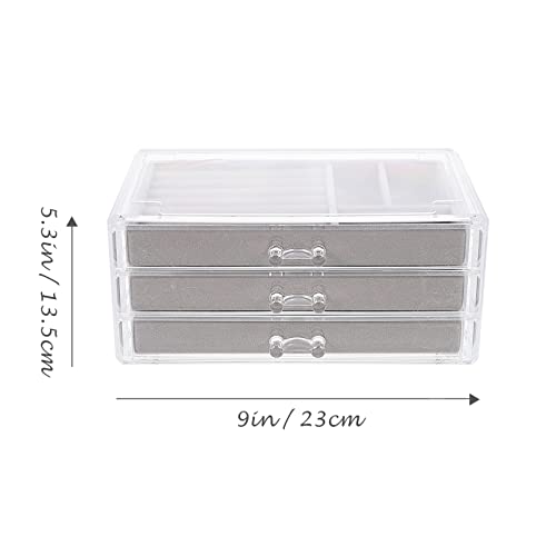 Zerodeko Decorative Desktop Storage Box Jewelry Organizer Drawer Design for Easy Access for Bedroom Dressing Table Maximize Space and Keep Your Belongings Tidy