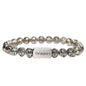 Tigranes Premium Natural Stone Bracelet Collection – Handmade Gemstone Jewelry in Luxury Branded Gift Box - style: Antique Silver