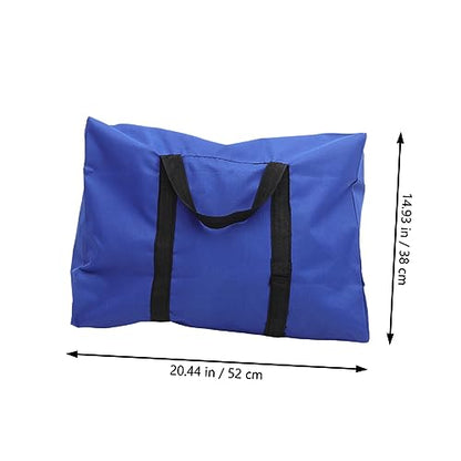 2pcs Heavy Duty Oxford Cloth Storage Bag for Clothes and Quilts Portable Moving Organizer Zipper for Home Storage and Travel