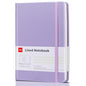 deli A5 Lined Journal Notebook, 160 Pages Hardcover Writing Notebook, 5.5"x8.2" College Ruled Notebook for Office, School, Work Notes (Purple) - color: Purple