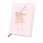 Preppy Bow Lined Journal Notebook for Women Men, 200 Pages A5 Hardcover Leather Journals for Writing & Note Taking, Bible Verse College Ruled Notebook Diary Notepad, Christian Gifts - color: Multi 1302