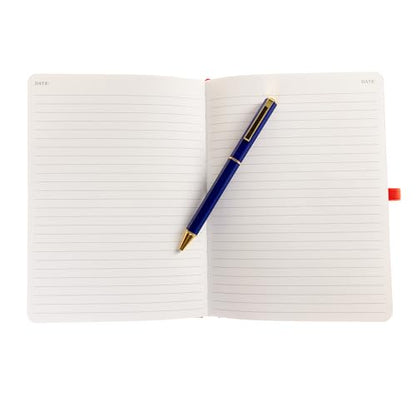Graphique Peanuts Social Club Journal Plus Pen, Hardcover Lined Diary Notebook for Writing, 160 Pages, 6” x 8”
