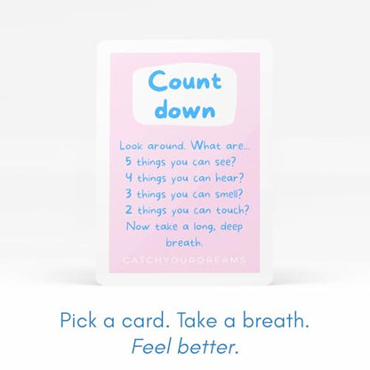 Dogs Against Anxiety Cards — 50 Anxiety Relief Cards | CBT & Mindfulness Exercises | Calming Gift for Women, Dog Lovers & Kids - style: Dogs Against Anxiety