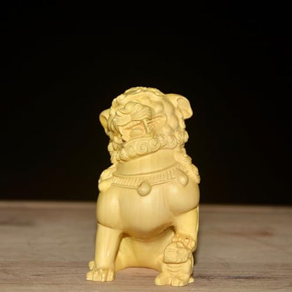 Antique Wildlife Statue Accents Zen Meditation Wood Sculpture Decor for Living Room Spa Or Yoga Studio Centerpiece Books Living Room Bedroom Ornament