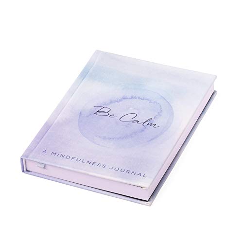 Eccolo Guided Inspirational Journal Notebook, “Be Calm”, Hardcover, A5 Guided Journal with Quotes for Relaxation, 256 Ruled Pages, Mindfulness Journal (4.75x6.7 inches)
