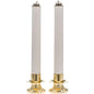 Pair of Altar Candle Holders and Candles