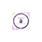 Raicegs 4 6 8MM Beaded Bracelets Healing Crystal Bracelet for Women Men Natural Stone Handmade Stretch Bracelet Reiki Spiritual Jewelry - color: Amethyst, size: 4mm