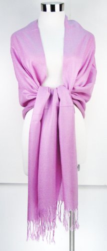 Tapp Collections™ Premium Pashmina Shawl Wrap Scarf - color: Orchid