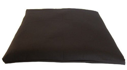 Round Zafu and Zabuton Meditation Cushion Set (2pc) - color: Brown